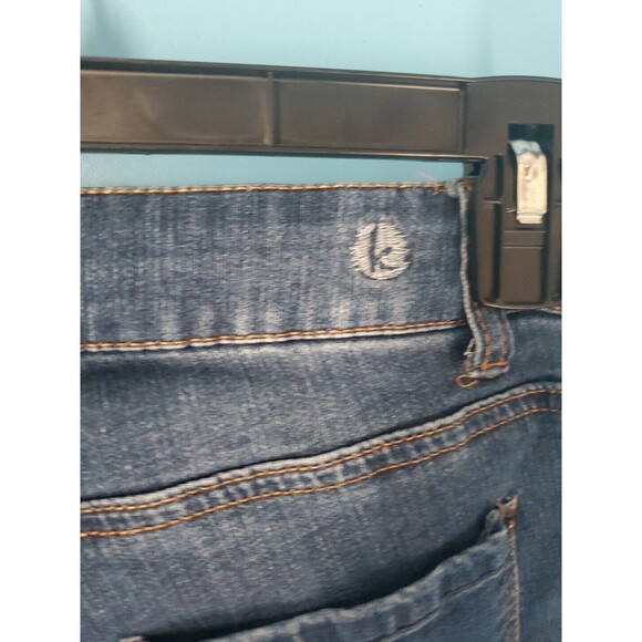 Womens Cropped Jeans Sz 2 Frayed Hem Mid Ris Kensie Jeans 26" Waist - Picture 4 of 16